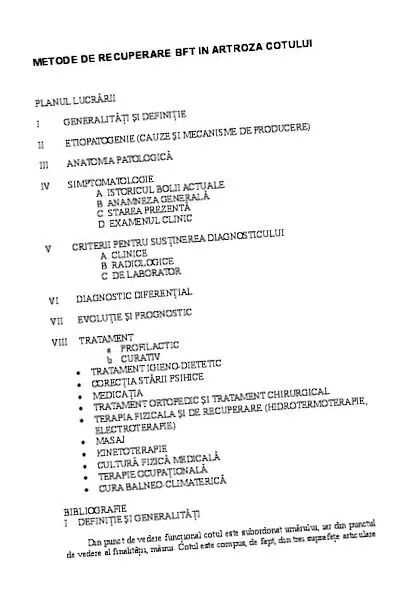 torna osteoarthritisének