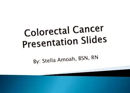 colorectal powerpoint