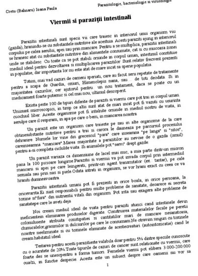 tisztítása paraziták