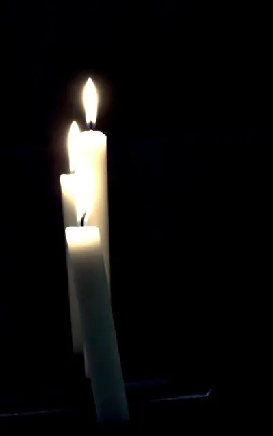 gyertyákkal