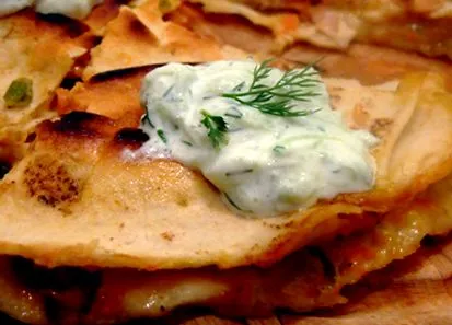 Csirke quesadilla
