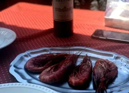 carabineros fokhagymával