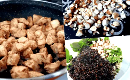 szószban quinoa