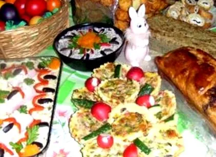 menu veľkonočné