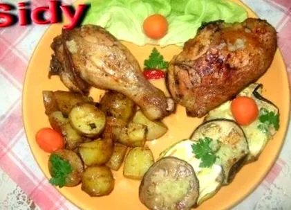 csirkecombhoz főtt