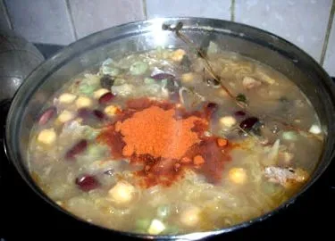 káposztával