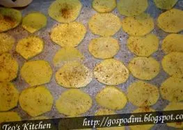 sütőben chips