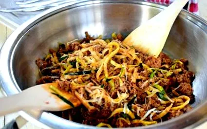spaghete dovlecei