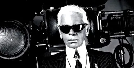 lagerfeld slăbit