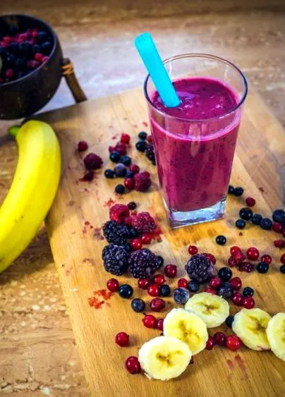 smoothie pădure
