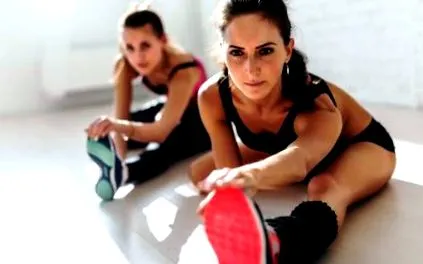 stretching