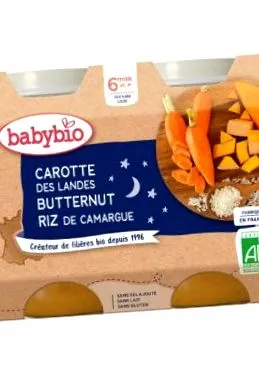 babybio морква гарбуз