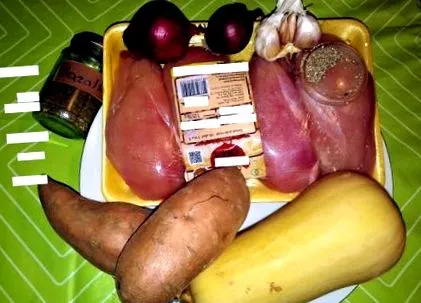 édesburgonyával húsgombócok