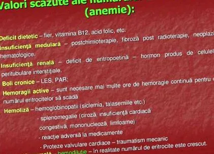 Anaemia normál