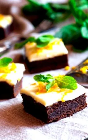 brownie portocalii