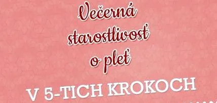 bőrápolás esti
