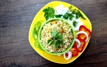 bulgur mint