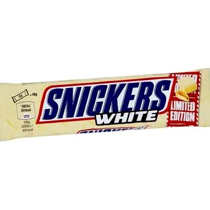 snickers albă