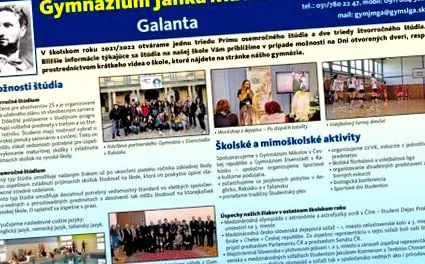 Janek Matúška gimnazială