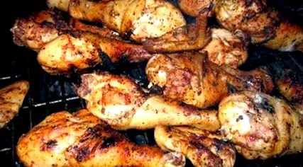 chilisalátával babos