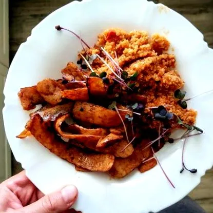 Quinoa Shakshuka tempeh Quinoa Shakshuka tempeh