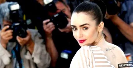 anorexică Lily Collins