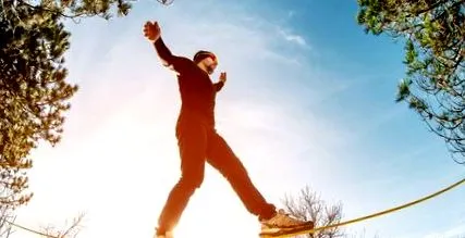 încerci slacklining