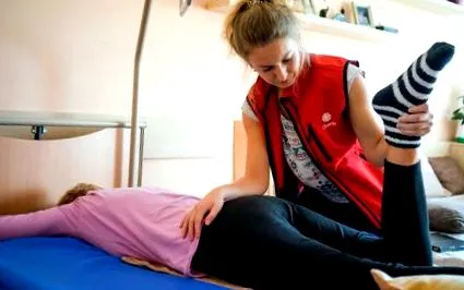 picioarele fizioterapeutul