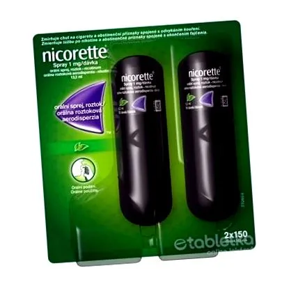 doze pulverizare nicorette