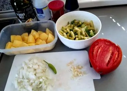 recept zöldbab