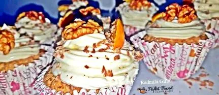 sárgarépával muffin
