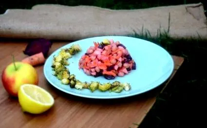 rózsabokorral tahini juharszirup