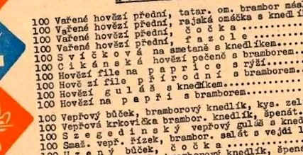 meniul putea permite