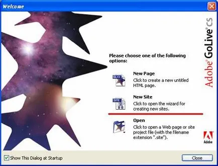 Adobe GoLive CS - építmények honlapján