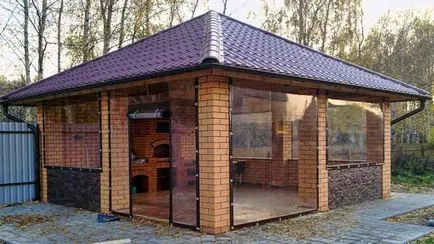 Pavilon barbecue projektek, fotók
