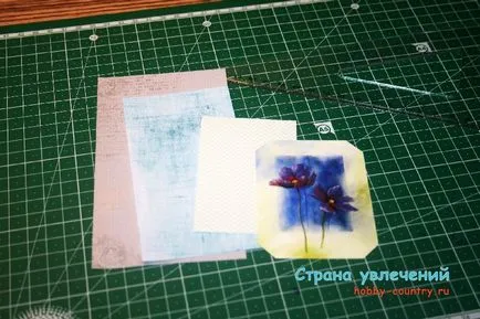 Notebook scrapbooking technikák