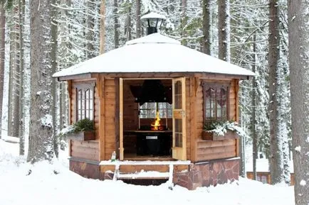 Pavilon barbecue projektek, fotók