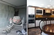 Részleges lakásfelújítási - részleges javítása lakást Moszkvában, Budapesten Zlatoglavaya
