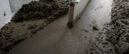 Cement-homokos esztrich - körökre technológia!