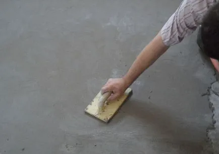 Cement-homokos esztrich - körökre technológia!
