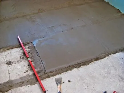 Cement-homokos esztrich - körökre technológia!