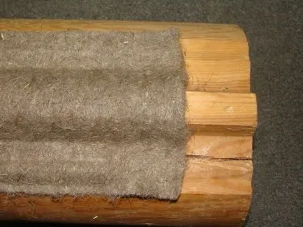 A tömítés haza egy bárban, hogyan kell elvégezni a munkát
