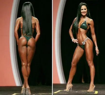 Mit eszik fitness lány, telestepina