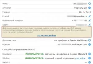 Mi wmid a WebMoney és ahol tanulni (megtudja) a Mi wmid a WebMoney és hol találja meg