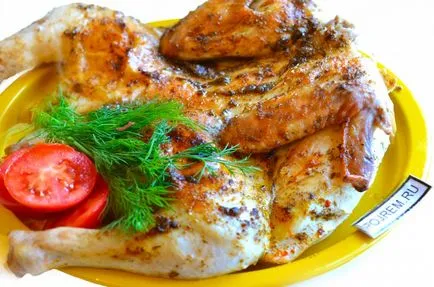 A csirkét a sütőbe - lépésről lépésre recept, hogyan kell főzni egy fotó (lépésről lépésre) A csirkét a sütőbe - lépésről lépésre recept, hogyan kell főzni fotókkal