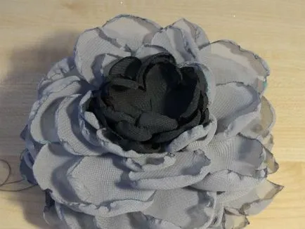 Virágok organza kezük mesterkurzus (fotó)