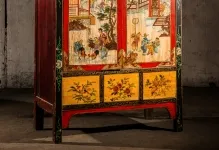 Decoupage egy régi szekrény kezével fotó konyha mester osztály, hogyan lehet egy hézag ajtók