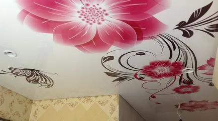 A dekoráció a mennyezet kezét anyagok és tervezési lehetőségek (50 fotó) (a) A dekoráció a mennyezet kezét anyagok és tervezési lehetőségek (50 fotó)