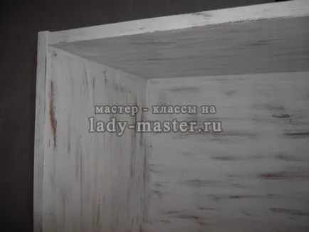 Decoupage egy régi szekrény, saját kezével, a mester - osztály lépésről lépésre fotók