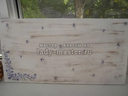 Decoupage egy régi szekrény, saját kezével, a mester - osztály lépésről lépésre fotók